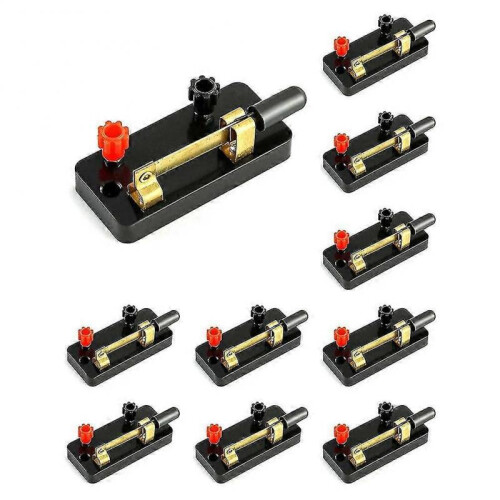 10Pcs Single Pole Single Throw Switch,Knife Switch:Used for Physics Laboratory,School Electronic Experimenting 2