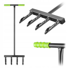 KADAX Manueller Rohrbelüfter, 36 cm, Spikes, Gabeln, Rasenbelüften, Sandstrahlen