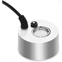 Fogger 24V Metal Ultrasonic Mist Maker Fogger for Pond, Aquarium, Garden, Halloween EU Plug (Silver)g