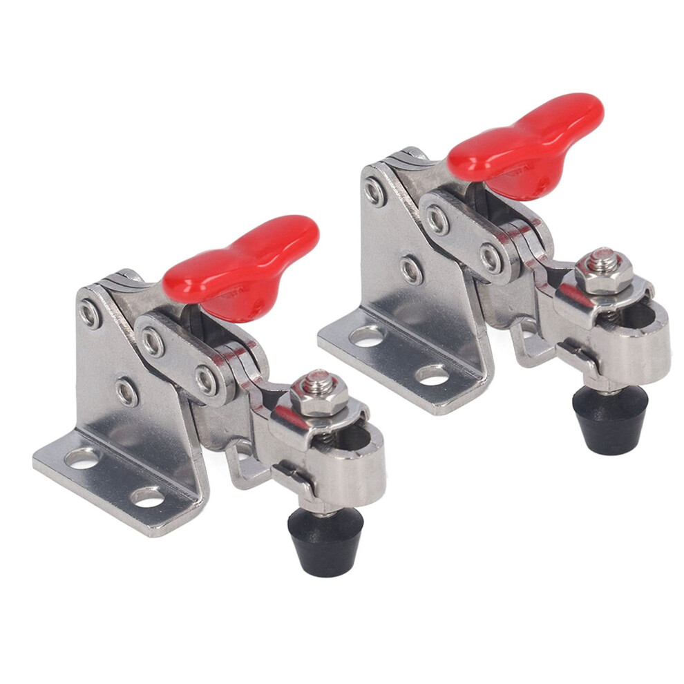Toggle Clamp 150 Lb Holding Capacity 304 Stainless Steel Quick-Release Vertical Clamp For Woodworking And Home Decor 9084446192612