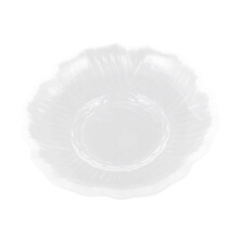 Glass Tea Saucer Transparent Glass Plate For Cookies Snacks Desserts Multipurpose Lightweight Easy To Clean