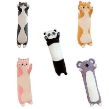 (panda, 150cm) 50-150cm Giant Size Long Soft Cushion Cat Plush Toys Stuffed Popular Birthday Gifts Girls Boys PresentStuffed Animals1