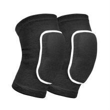 Sports Knee Pads 2Pcs Set Men Women Knee Support Non-Slip Basketball Protector Black Size M