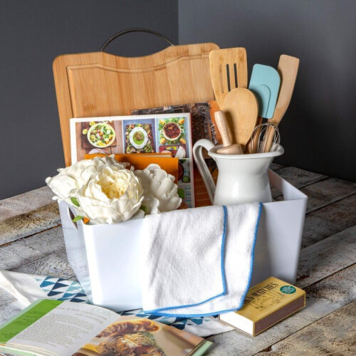 Basket 5.02 Rectangular Plastic Storage Baskets Model 5.02 Ice White Office Home & Kitchen Tidy Organiser 1