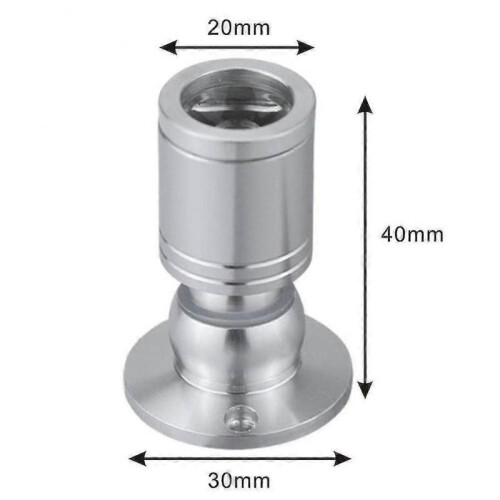 4 Mini Ceiling Spotlight Showcase Lighting Spots 1w Warm White 3000k Mini Spotlight 1