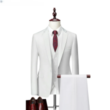 (2XL)Men's 3 Pieces Wedding Blazer Vests Pants Set