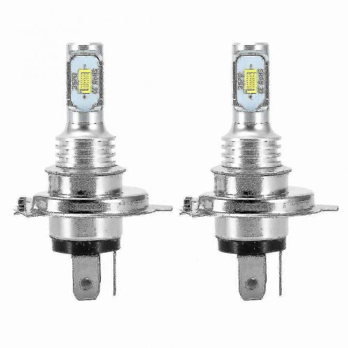 2 X H4 9003 Hb2 6000k Super White Csp Led Headlight Bulb Kit
