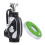 Desktop-Golfstift-Set, 3 Kugelschreiber und 6