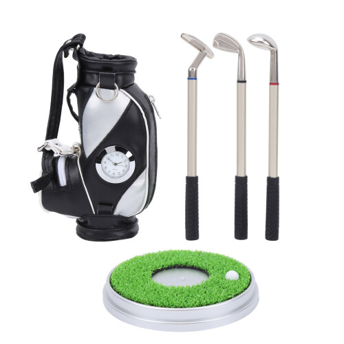 Desktop-Golfstift-Set, 3 Kugelschreiber und