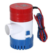 12v 1100 Gph Marine Submersible Boat Electric Pump(red+white+blue)(1pcs) -e