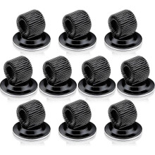 10 Pack Pen Holder Clips Steel Pen Holder Self Adhesive Pen Clips with Adjustable Spring Loop for R