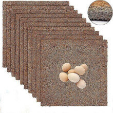 10 Pcs Hen Nesting Pads Reusable Hens Nest Mats Chicken Nesting Box Liners for Hen Laying Eggs,13x13in