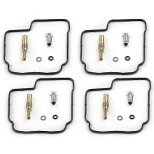 4 Sets Motorcycle Carburetor Repair Kits Carb Kit for Honda Cbr600f 1987-1990 Cb400f Cb-1 1989-1990