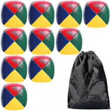 10 Extreme Boules - Soft Boules Set, Street Boccia, Cross-country Petanque with Bag Always Play Anywhere, Indoors And Outdoors
