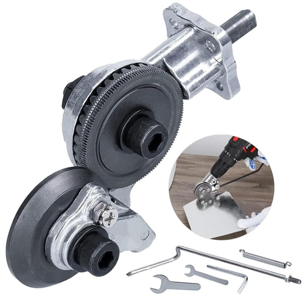 Electric Drill Metal Cutting Adapter Nibbler Drill Attachment For Iron Sheet Cutting Metal Plate Cutter Drill Compatible 9393856094691