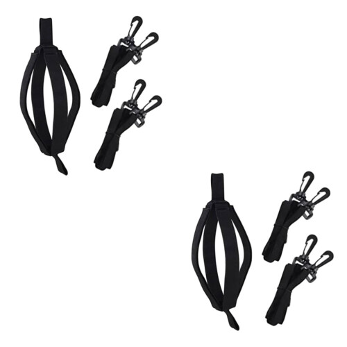 Volleyball Training Belt 87x1.3cm, 2-Pack, Black, Practice Strap