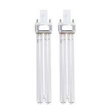 2pcs 11W Ultraviolet UV Disinfection Light Lamps UV Sterilization Light Bulbs for Sterilizer Fish Tank (G23 Lamp Base)