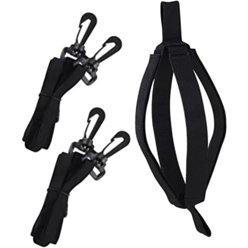 Volleyball Training Belt 87x1.3cm, 2-Pack, Black, Practice Strap 1
