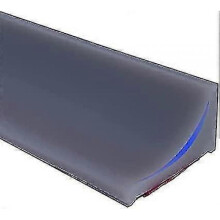 (grey)2m Silicone Shower Threshold Water Dam Wet Room Floor Barrier, Shower Splash Guard Rubber Bath Seal Strip