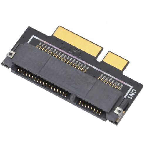MSATA-zu-17+7PIN-Adapter mit Halterung für OS X 2
