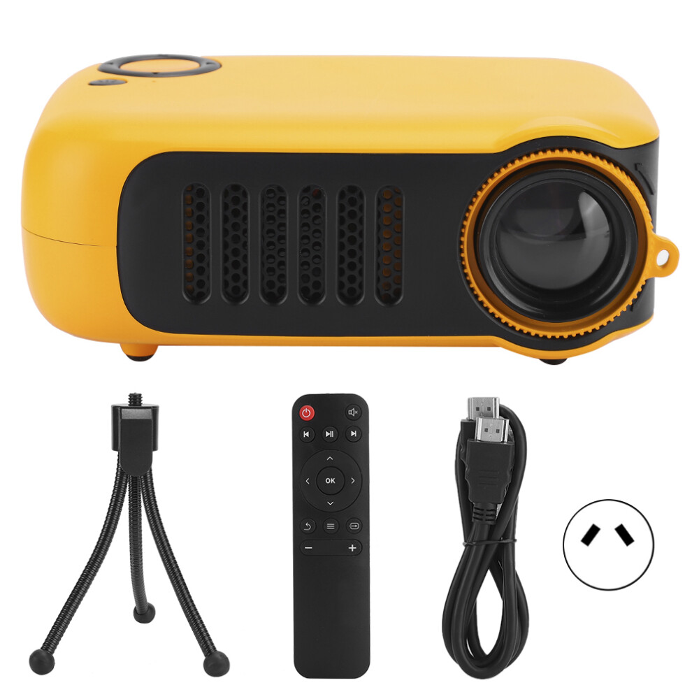 ( Au) Mini Portable Projector 320X240 Resolution 2-Inch Lcd Orange/Black 609610634089