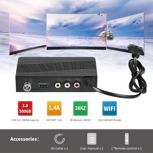 1080P Set Top Box DVB T2 Terrestrial Tuner