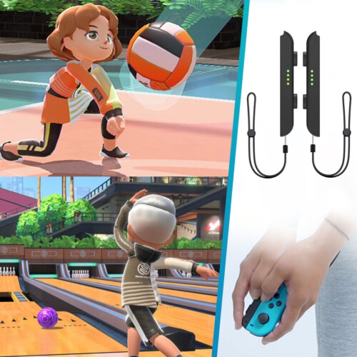 2Pcs Adjustable Wrist Straps for Switch Joycon 1