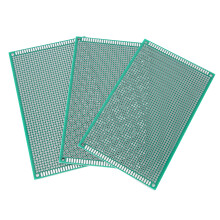 3Pcs 9X15 Double Sided Spray Tin Circuit Board Accessories Green