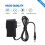 DC 9V 1A Netzteil mit 2-Flachstecker und 100cm-Kabel 2