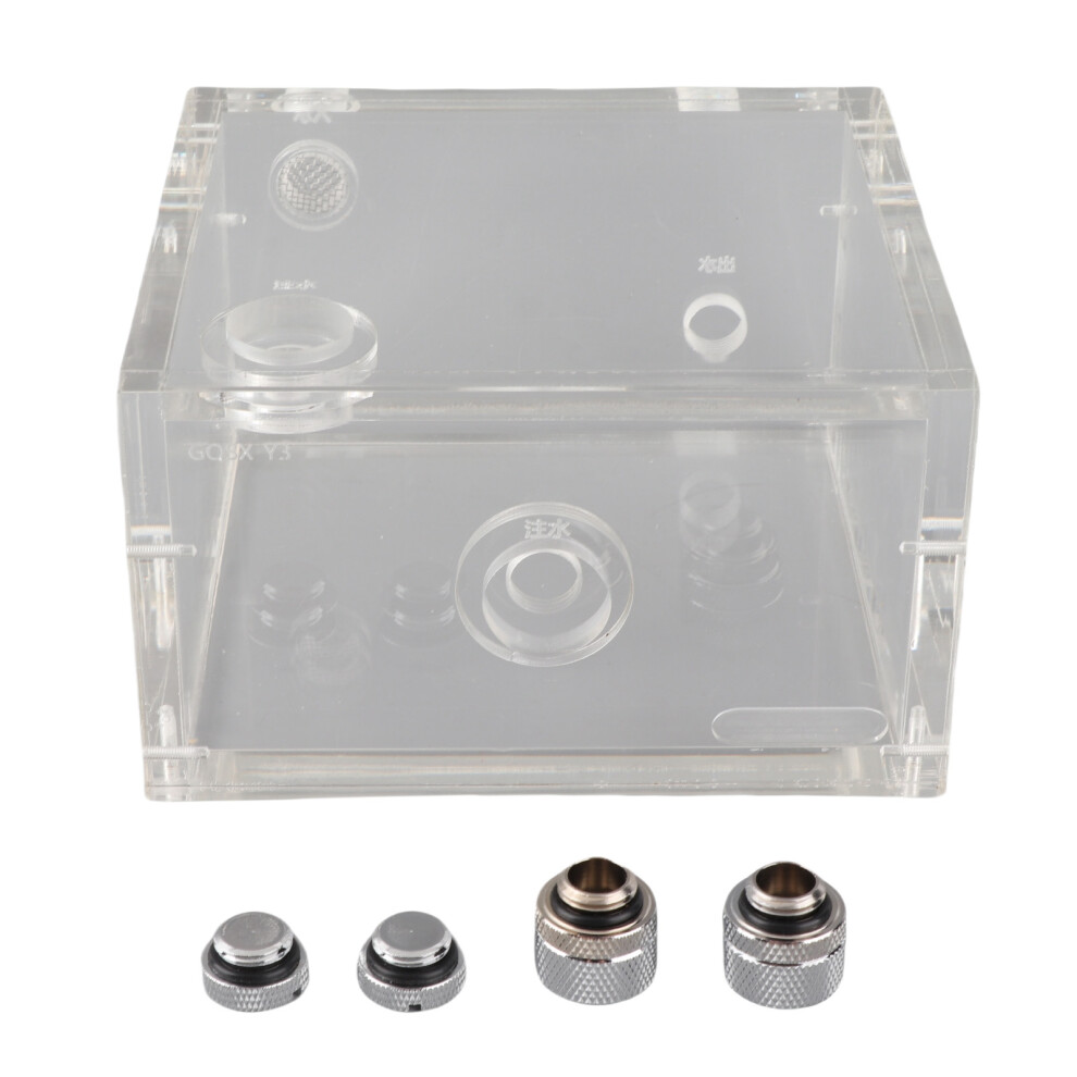 1.25L Transparent Acrylic Water Cooling Tank For Pc 609610635727