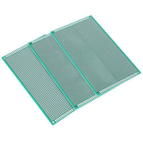 3Pcs 9X15 Double Sided Spray Tin Circuit Board Accessories Green 1