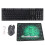 T3 Wireless Gaming Keyboard Mouse Mat Set Black 2