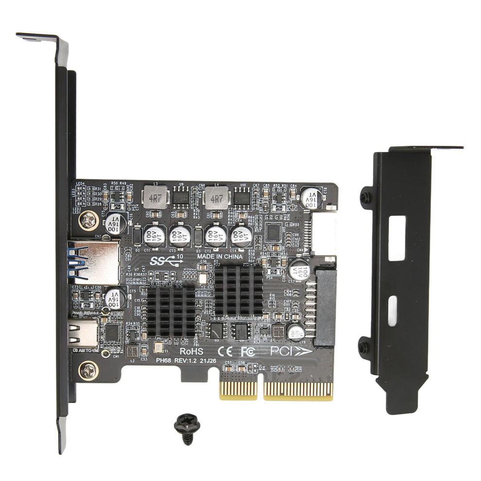 Pcie 3.0 To Usb3.0 10Gbps Transfer Rate Full Interface Expansion Card 609610592556