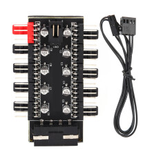 (4D Interface) PC Chassis Fan Hub 4pin CPU Cooling PWM Cable 4D
