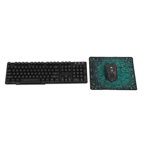 2.4GHz Wireless Mouse Keyboard Set 2400DPI Rechargeable Backlight