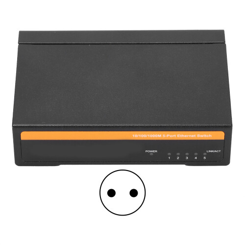 (UK Plug) Ethernet Switch TBCS5005E 1000M 5 Ports SelfAdaptive Desktop