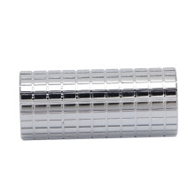 (Silver) 40mm Internal Thread Brass Water Cooling Fitting Silver