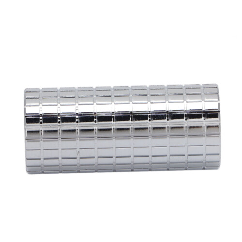 (Silver) 40mm Internal Thread Brass Water Cooling Fitting Silver
