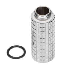(Silver) Adapter 40mm G1/4, männlich/weiblich, Hex, Wasserkühlung