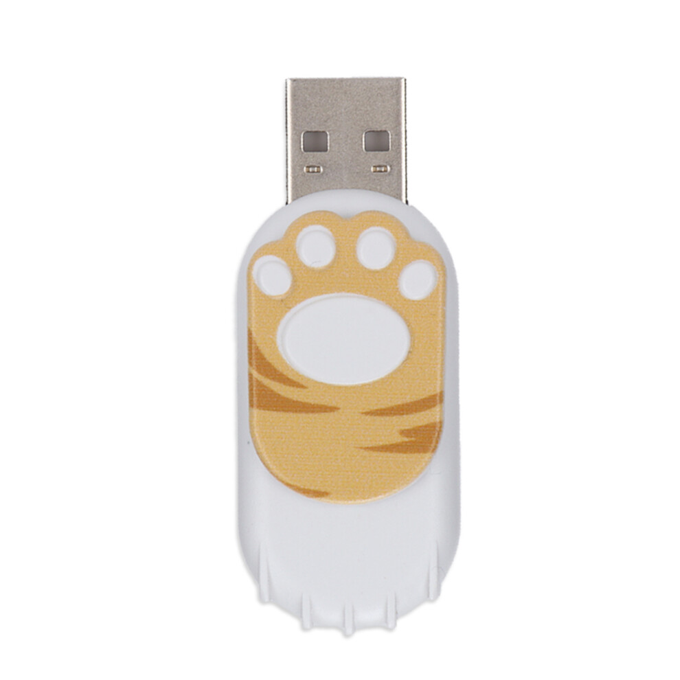 ( 16Gb) Cat Paw Usb Flash Drive 16Gb Yellow 609610610823