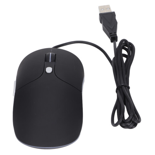 Gaming Mouse Colorful Lights Wired Optical 4 Speed