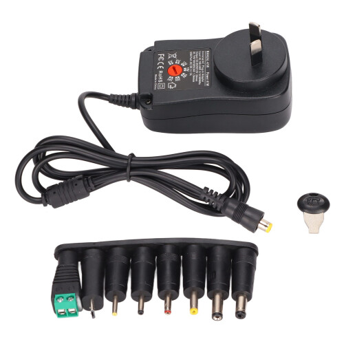 (UK Plug) 41W Power Supply Adapter Multifunction USB Interface 100-240V EU Plug