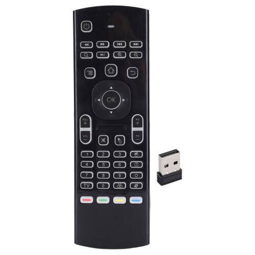 Small Portable Wireless Backlit Remote for Windows Android