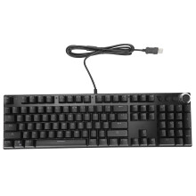 Mechanical Keyboard Wired Gaming Backlight Green Axis 104 Keys