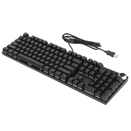 Mechanical Keyboard Wired Gaming Backlight Green Axis 104 Keys 1
