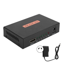 (EU Plug) HDMI-Splitter 4Kx2K Monitoradapter Weitbereichsspannung