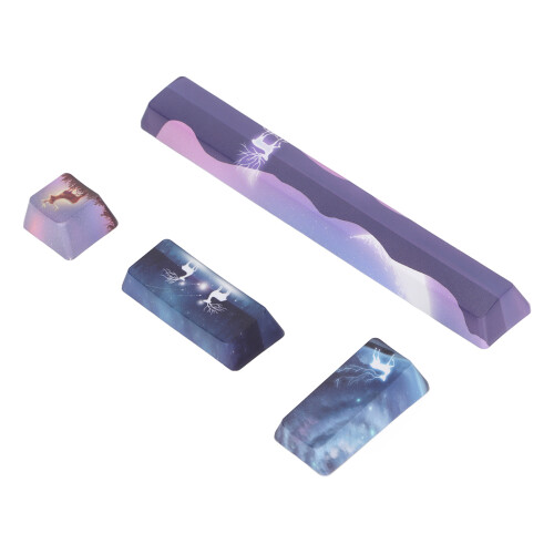 4 Keys Elk Pattern Space ESC Enter Numpad Enter DIY Mechanical Keycaps 1