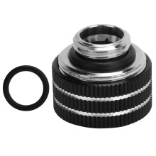 (Black) PC-Wasserkühlung Adapter 14mm Rohrverbindung Schwarz