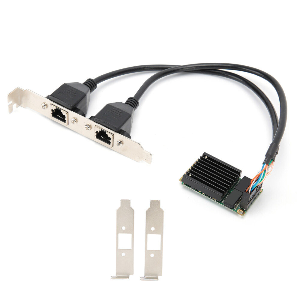 Mini Pci-E Ethernet Adapter Gigabit Dual Rj45 Intel 82583V 609610623731