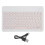 (Black) Drahtlose Bluetooth-Tastatur 10 Zoll Pink 1